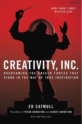 Cover of book, Creativity Inc.
